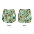 thumbnail image 5 of Vsdgher Christmas Donuts Print Women's Running Double Layer Shorts High Waisted with Pockets Elastic Yoga Workout Athletic Gym Sports, 5 of 8