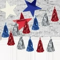 thumbnail image 2 of Beistle 15 inch Die-Cut Foil Star- Blue Party Decoration (Case of 24), 2 of 2
