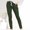 Army Green, variant on Babysbule Womens Pants Women Casual Solid Straight Leg Pants Waistband Bandage Mid-Waist Pants Trousers