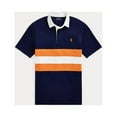 thumbnail image 2 of $125 Polo Ralph Lauren Mens Classic Fit Striped Jersey Rugby Shirt,Navy Multi,XL, 2 of 2