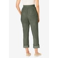 thumbnail image 3 of Woman Within Plus Size Convertible 2-in-1 Cargo Pant & Capri Elastic Waist, 3 of 6