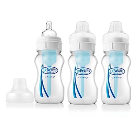 Dr. Brown's Original Wide-Neck Bottle, 8 Ounce, 3-Pack