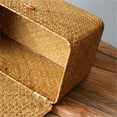 thumbnail image 6 of Wicker Storage Basket with Lid, Natural Seagrass Storage Baskets for Organizing, Rectangular Woven Basket for Storage, Decorative Boxes Bins with Lids Home Organizer Decor, 6 of 9