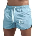 thumbnail image 1 of Men's Board Shorts Stylish Spring Summer Splicing Swimming Trousers for Beach and Surfing Adventures, 1 of 3