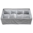 thumbnail image 1 of Caja De Almacenamiento De Ropa Interior Plegable De 24 Rejillas, Organizador De Guardarropa De Tela Multiusos, Cubo De Almacenamiento De Cajón Gris Para Ropa Interior, Calcetín, Cosmético Noticed HA028121-03, 1 of 7