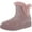 Light Pink, variant on Aqua College Womens Anka Suede Faux Fur Winter & Snow Boots