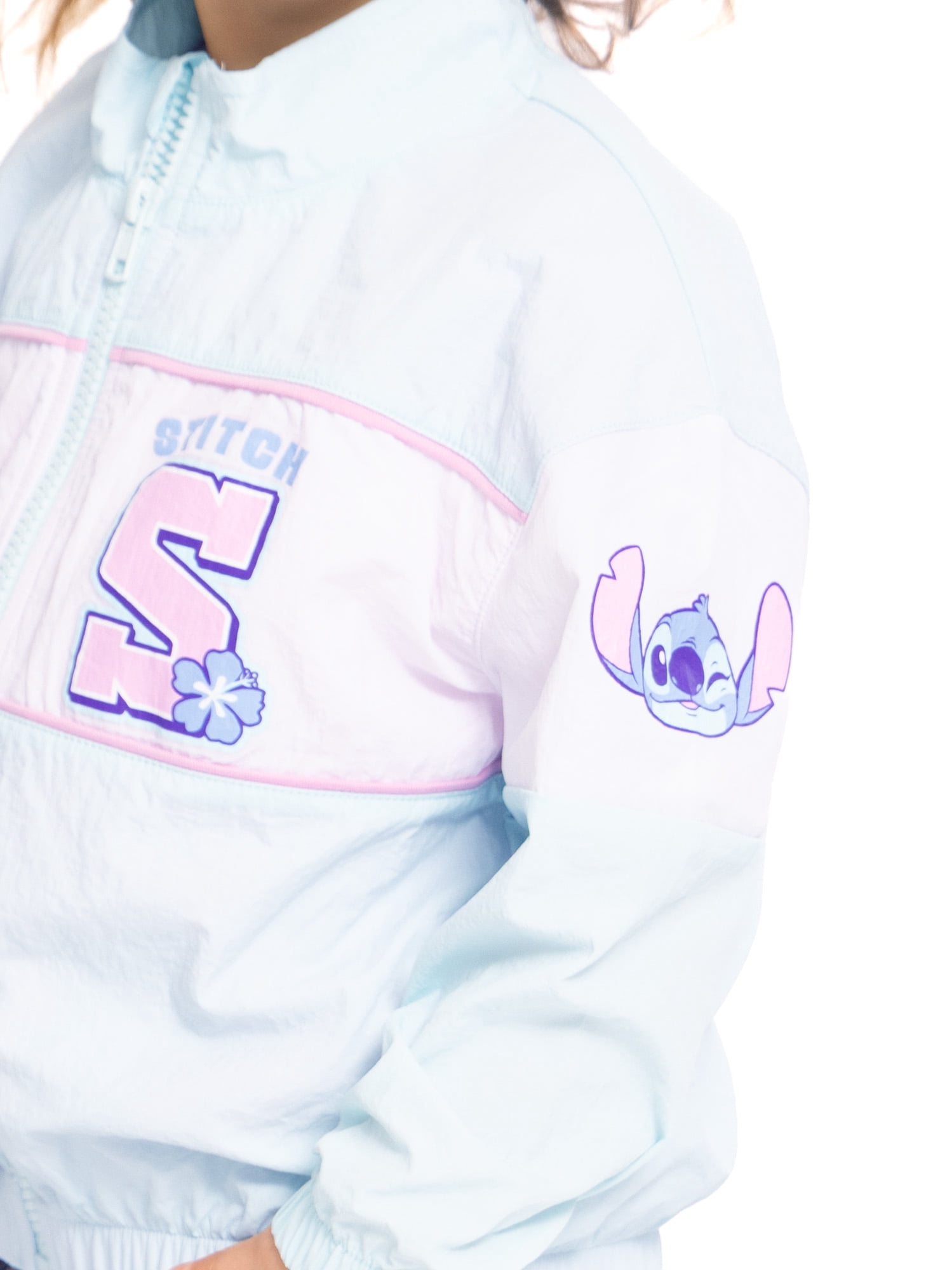 Stitch Toddler Full Zip Jacket with Long Sleeves, Sizes 12M-5T