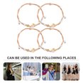 thumbnail image 2 of 4Pcs Braided Bracelet Woven Wrist Rope Rabbit Charm Bracelet Bunny Bracelet, 2 of 8