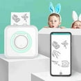 thumbnail image 3 of Maker  Photo Printer Multifunction Portable Printer Wireless  Mini Printer Support BT Connection for Smartphone with 11 Paper Rolls 57mm Compatible with iOS, 3 of 7