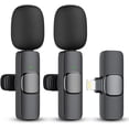 thumbnail image 1 of Paquete de 2 micrófonos inalámbricos Lavalier para iPhone iPad - Caiord, 1 of 5