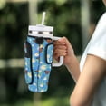 thumbnail image 2 of ENFOURCLASS 40oz Water Bottle Holder with Phone Pocket & Adjustable Strap for Hiking, Camping, 2 of 15