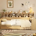 thumbnail image 2 of Multi-functional Wooden Daybed for Small Spaces / Solve Space and Function Problems, 2 of 2