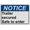 Warning Sign 2, variant on Weatherproof Horizontal ANSI Enter Sign (Trailer secured Safe to enter) 8 in" x 12 in" UV Resistant Indoor Outdoor Workplace Insdustrial Caution Danger Warning SIgn