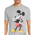 thumbnail image 5 of Disney Mickey Mouse Sketched Apparel, Men's Graphic Crew Neck Short Sleeve T-Shirt, Sizes S-3XL (Men's & Big Men's), 5 of 5