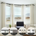 thumbnail image 3 of MERIVILLE 1" Bay Window Curtain Rod Set, Adjustable Side 20–37" and Center 38–72", Single Rod, Black, 3 of 11