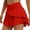 71#Red, variant on UoCefik Womens Tennis Skirt Crossover Golf Skorts Skirts Lightweight Athletic Skirt with 3 Pockets Workout Pickleball Black L