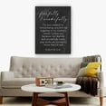thumbnail image 5 of Psalm 139 13-14 Wall Art Bible Verse Poster Prints Pictures for Living Room Modern Farmhouse Decorative Home Canvas Colouring Printed Canvas, 5 of 6
