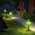 thumbnail image 3 of Matoen Solar Lights Outdoor, 2 Pack Solar Christmas Decoration Cracked Glass Ball Solar Garden Lights, Color Changing Lights Outdoor, for Path, Patio, Yard Pathway, 3 of 5