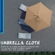 thumbnail image 1 of 6 Huesos Parasol Paraguas Cubierta Impermeable 2m Desmontable para Jardín de Playa al Aire Libre, 1 of 8