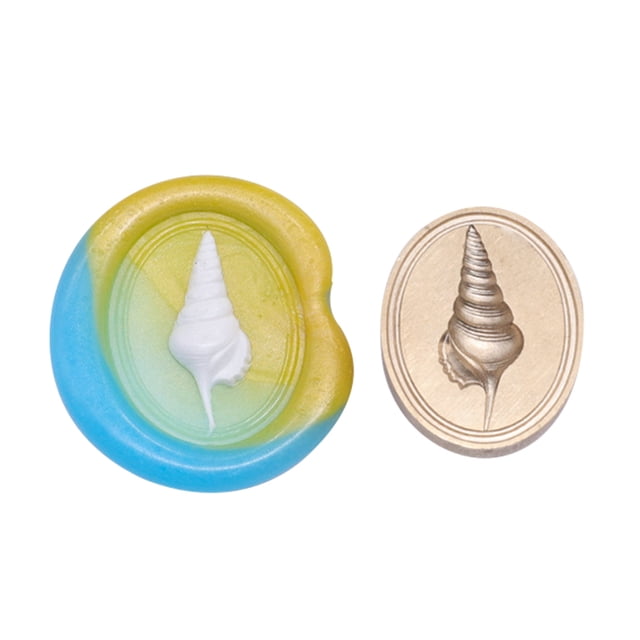 Sello De Cera Sello de cera de latón con cabeza de sello de pintura de fuego 3D de forma especial para Scrapbooking (J)