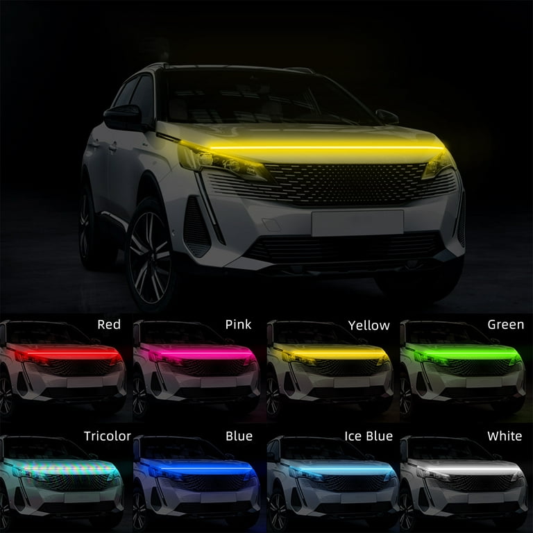 12V Car Door Flexible Lamp 150cm Auto Door Decorative Lights Waterproof LED  Car Door Light Strip