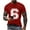 Red T-Shirt, variant on Dagegui Number 6 T-Shirt for Men Summer Crew Neck Short Sleeve Tops Lightweight Running Workout Muscle Tee Gym Tshirts Black S