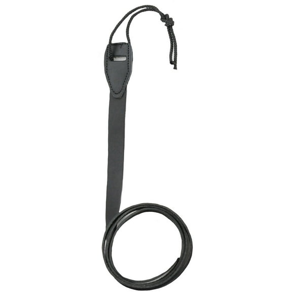 Perri's Leathers Basic Leather Cradle Style Black Mandolin Strap, Black