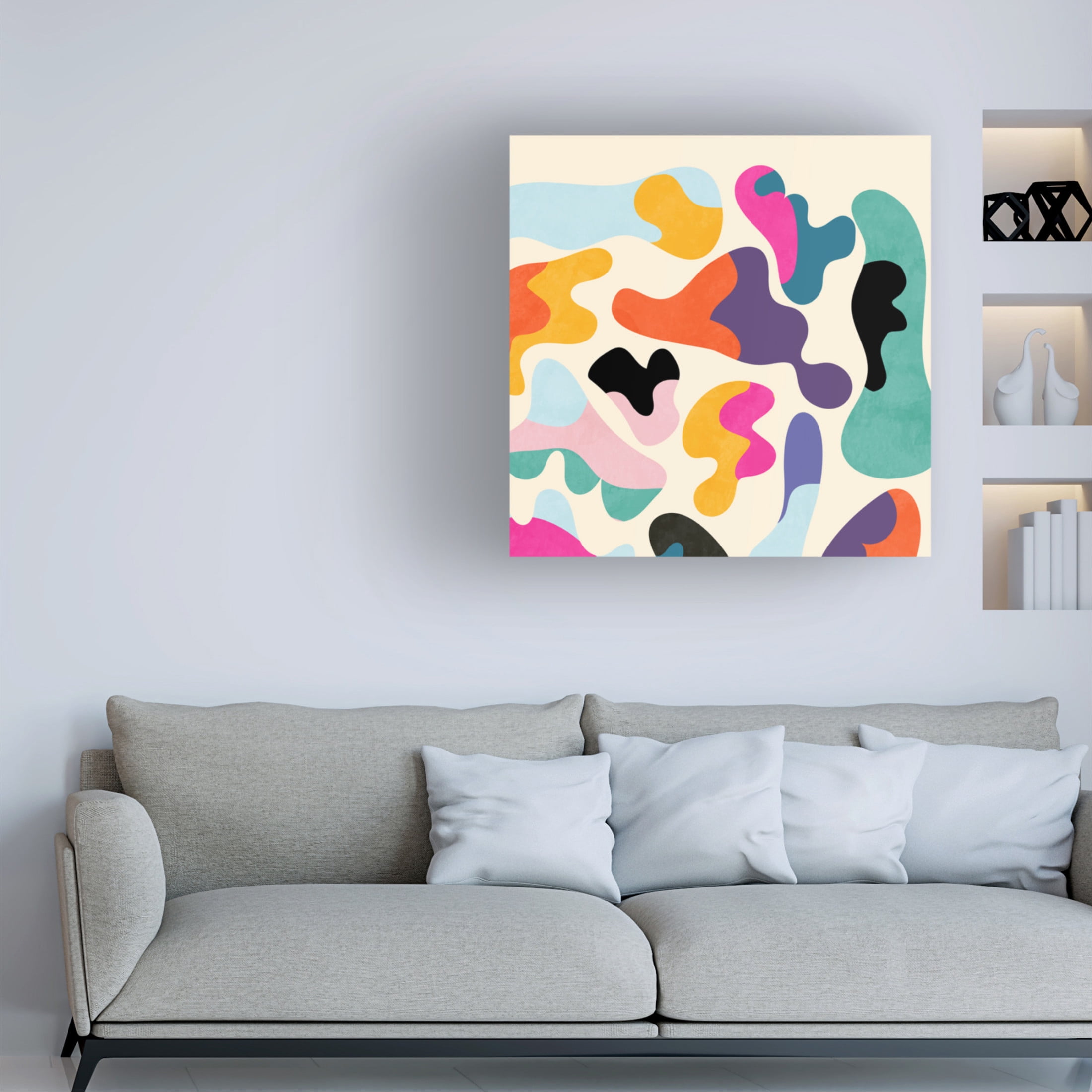Trademark Fine Art Ana Rut Bre Pattern3 Mid Bunt 11 Canvas Wall Art