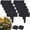 Black, variant on 20 Pack Faux Stone Edging for Landscaping, Faux Stone Garden Borde, Plastic Retaining Edging Border, NO DIG, Interlocking Lawn Fencing for Landscaping Flower Beds Yard Decorative