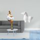 thumbnail image 2 of Estatua artística, estatuilla de resina, escultura de caballo, estatuilla de mujer, estatua abstracta, centro de mesa, decoración de animales de cerám, 2 of 8
