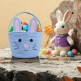 thumbnail image 4 of Personalized Easter Basket - Dienrx Easter Basket, Easter Bunny Baskets with Handle, Baby Gift Baskets, Egg Buckets Gifts Tote Bags Egg Hunt Basket for Kids, Boys, Girls, Toddler, Babies, Infant, 4 of 8