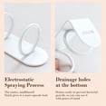 thumbnail image 7 of Hyknon Wall Mounted Toothbrush Holder for Bathroom No Drilling Quick Dry Electric Toothbrush Holders Metal Tooth Brush Shower Organizer for Home Space Saving, 7 of 7