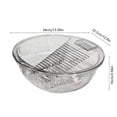 thumbnail image 3 of Grey Large Plastic Laundry Basin With Built-In Ribbed Scrubbing Board And Clear Water-Repellent Material For Hand Washing And Soaking 13.39X12.8X3.94In 0.855Lb, 3 of 7