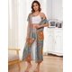 thumbnail image 3 of Robe Bloggerlove con cremallera para mujer, estampado floral largo, 3 of 6