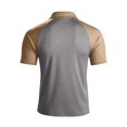thumbnail image 7 of Fabrcox Mens Short Sleeve Polo Shirts Raglan Collared Golf Shirt for Men Color Block Regular Fit Casual Sports Men Athletic Shirt Khaki XL, 7 of 7