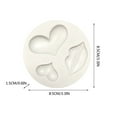 thumbnail image 3 of Heart Shaped Silicone Molds, Valentine's Day Baking Mold, Fondant Chocolate Candy Molds, Romantic Cake Decorating Tools, Flexible Baking Cupcake Molds, DIY Dessert Making Kit, 3 of 3
