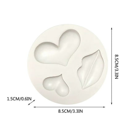 

Baocc kitchen supplies Love Valentine s Molds Lip Molds Chocolate Molds Cake Fondant Silicone Day Red Cake Mould Cake Mould A