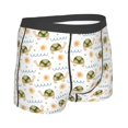 thumbnail image 3 of Balery Sea Turtle Basking in the Sun Men's Boxer Briefs, Soft and Breathable Cotton Underwear with nylon Waistband-Large, 3 of 9