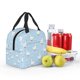 thumbnail image 5 of Easygdp Goose White Flowers Bolsa Térmica Premium - Tela Oxford Impermeable, Gran Capacidad, Bolsillo Frontal, Unisex para Trabajo, Escuela, Actividades al Aire Libre y Picnics, 5 of 8