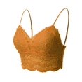 thumbnail image 3 of Made by Olivia Women's Crochet Laced Bralette Crop Cami Top, 3 of 7