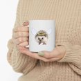 Salt And Pepper Hedgehog Angel Wings Memorial Coffee Mug Sympathy