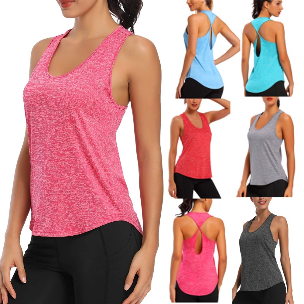 WMZCYXY Womens Strap Crop Tank Top for Sports Yoga Camisole Basic Shirt