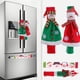 thumbnail image 4 of Cubiertas navideñas para manijas de nevera Bearachild 4 piezas diseño adorable, 4 of 6