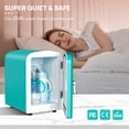 thumbnail image 5 of ENGiNDOT Mini Fridge, 4L AC/DC Portable Refrigerator for Office, Car, Bedroom-Tiffany Blue, 5 of 8