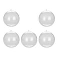 thumbnail image 2 of Adornos de bolas transparentes, adornos colgantes de bolas vacías, embalaje redondo para manualidades, esfera navideña para árbol de Pascua, patio tra 5cm, 2 of 8