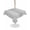Grey Ombre, variant on Outdoor Tablecloth with Umbrella Hole for Patio/Picnic/Party/Camping, Pink Ombre Waterproof Table Cloth Rectangle Table Cover Washable, Farmhouse Pink Gradient Color Aesthetic (60"x 120")