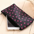thumbnail image 3 of Ludlz Fashion Design Muliti-functional Bag Using as Makeup bag or Cosmetic Pouch or Travel Toiletry or Carrying Purse Portable Travel Cosmetic Bag Makeup Case Heart Dot Print Toiletry, 3 of 7