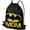 Batman Bat Mom Shield Logo, variant on Batman Bat Mom Shield Logo Drawstring Backpack Sports Bag Sackpack 17" x 13", Perfect for Gym, Yoga or Practice