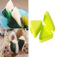 thumbnail image 2 of 2PCS DIY Triangle Rice Ball Mold Sushi Cuisine Seaweed Rice Ball Mold Dry Roasted Seaweed Cutter Set, 2 of 6