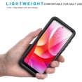 thumbnail image 2 of KOMI Moto G Power 2022 Case, IP68 Waterproof Dustproof Case with Built-in Screen Protector, Rugged Full Body Shockproof Phone Cover for Motorola G Power 2022, Black, 2 of 5